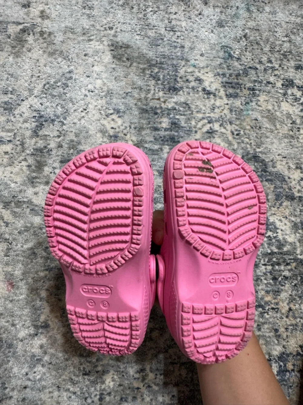 CROCS Kids Bubblegum Pink Clog Sandals